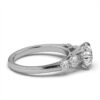 925 Sterling Silver Five Stone Diamond Ring - Image 5