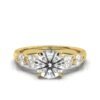 925 Sterling Silver Five Stone Diamond Ring - Image 6