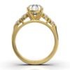 925 Sterling Silver Five Stone Diamond Ring - Image 7