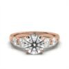 925 Sterling Silver Five Stone Diamond Ring - Image 8