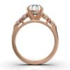 925 Sterling Silver Five Stone Diamond Ring - Image 9