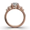 Comfort-fit ring with a polished, balanced profile