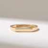925 Sterling Silver Flat Band Ring | Delicate Pinky Ring for Women - Image 2