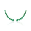 925 sterling silver earring featuring a premium CZ emerald stone
