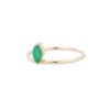 925 Sterling Silver Floating Emerald Ring - Image 3