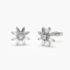 925 sterling silver stud earrings with premium CZ diamond stones