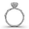 Sterling silver ring with a 2.5 mm comfort-fit band