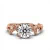 Elegant engagement ring with a slim 1.8 mm band