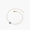 Elegant flower bracelet in 925 sterling silver with a refined finish