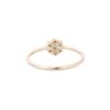 925 Sterling Silver Flower Emerald Ring - Image 4