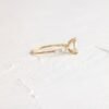 925 sterling silver ring with thick gold plating