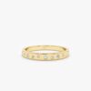 925 Sterling Silver Flush Set Diamond Band