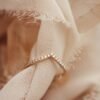 925 Sterling Silver V tracer band with refined silhouette