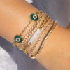 Bracelet featuring premium CZ diamonds in full bezel settings