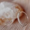 925 sterling silver eternity ring with full circle stones