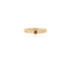 925 Sterling Silver Garnet Ring