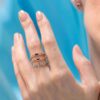 925 Sterling Silver Garnet Ring - Image 2