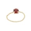 925 Sterling Silver Garnet Ring - Image 3