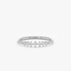 Sterling silver ring featuring Premium CZ Diamond stones