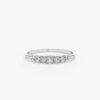 925 Sterling Silver Graduated Diamond Ring - Image 2