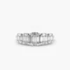 925 sterling silver ring with premium CZ diamond stones