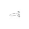 Slim sterling silver ring with 1.8 mm shank width