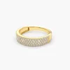 Sterling silver ring with 4.5 mm band width