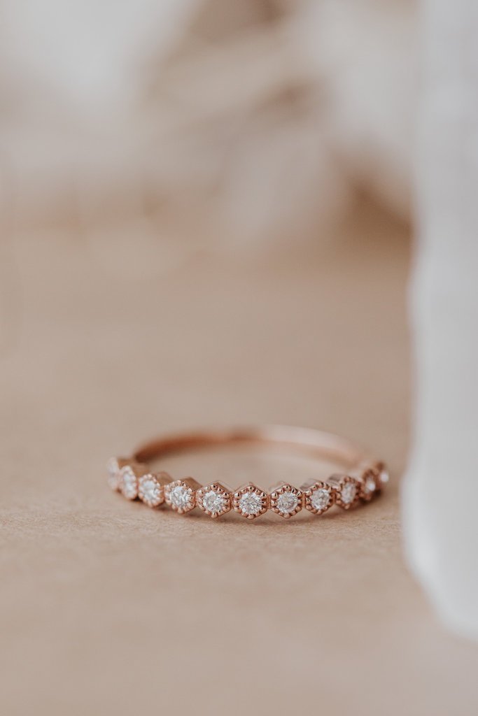 925 Sterling Silver Half Eternity Band