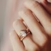 925 Sterling Silver Emerald Cut Diamond Half Eternity Ring - Image 3