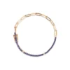 925 Sterling Silver bracelet featuring a sleek paperclip chain design