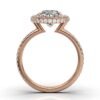 925 Sterling Silver Halo Claw Diamond Ring - Image 5