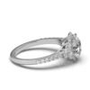925 Sterling Silver Halo Diamond Engagement Ring - Image 8