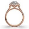 925 Sterling Silver Halo Diamond Engagement Ring - Image 5