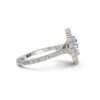 925 Sterling Silver Halo Diamond Engagement Ring - Image 4