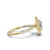 925 Sterling Silver Halo Diamond Engagement Ring - Image 4