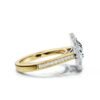 925 Sterling Silver Halo Diamond Engagement Ring - Image 4
