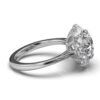 925 Sterling Silver Halo Diamond Ring - Image 4
