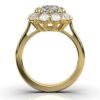 925 Sterling Silver Halo Diamond Ring - Image 7