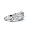 925 Sterling Silver Halo Diamond Ring - Image 4