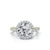 925 Sterling Silver Halo Diamond Ring