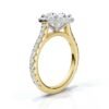 925 Sterling Silver Halo Diamond Ring - Image 3