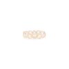 925 Sterling Silver Heart Shape Rainbow Moonstone Band
