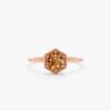 925 Sterling Silver Hexagon Citrine Ring - Image 3