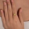 925 Sterling Silver Hexagon Opal Ring - Image 7