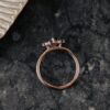 .76 ct ring with a standout hexagon-shaped focal stone