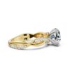 Elegant engagement ring featuring a 2ct Premium CZ diamond