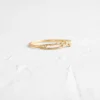Elegant infinity motif sterling silver ring