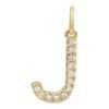 925 Sterling Silver Initial Diamond Charm - Image 10
