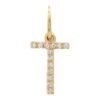 925 Sterling Silver Initial Diamond Charm - Image 20