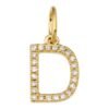 925 Sterling Silver Initial Diamond Charm - Image 27